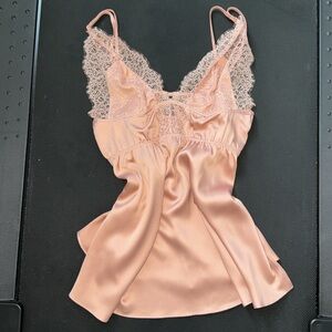 Double Layered Chantilly Lace Babydoll W-panty Black Xl
